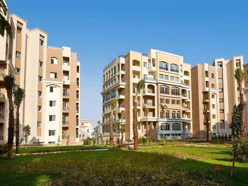 3-bedroom apartment for sale with only 5% down payment in the capital, in Al-Maqsad Compound, next to the Green River and in front of the iconic tower 7