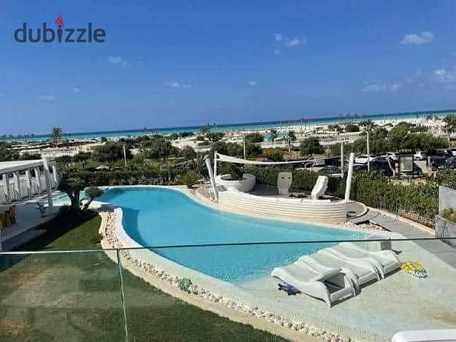 شالية 145 م للبيع لقطة متشطب بالكامل فى هاسيندا ووترز m chalet for sale, fully finished directly overlooking the sea in Hacienda Waters North Coast 5