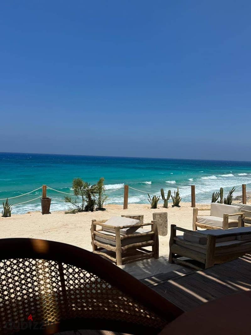 شالية 145 م للبيع لقطة متشطب بالكامل فى هاسيندا ووترز m chalet for sale, fully finished directly overlooking the sea in Hacienda Waters North Coast 6