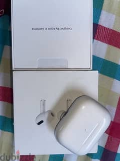 سماعه ابل اصليه بحاله جيده اير بودز original Air pods apple pro 1  box 0