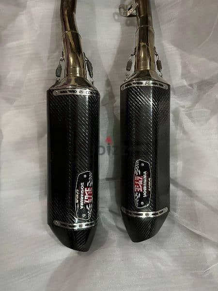 yoshimura r77 carbon dual exhaust 1