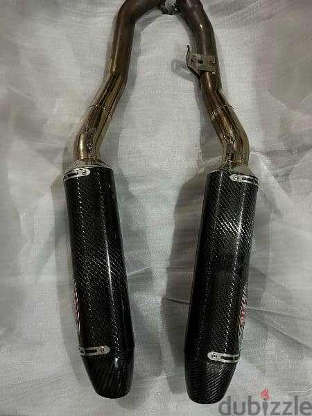 yoshimura r77 carbon dual exhaust 4