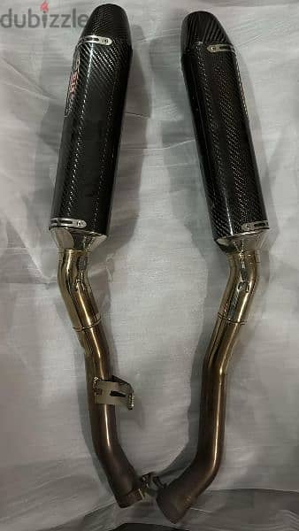 yoshimura r77 carbon dual exhaust 5