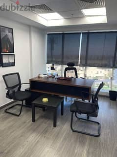 مكتب اداري للايجار 116م علي التسعين التجمع الخامس Office For Rent 116