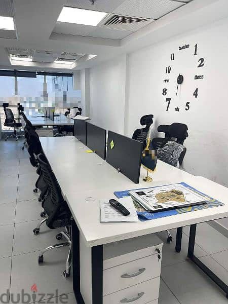 مكتب اداري للايجار 116م علي التسعين التجمع الخامس Office For Rent 116 10