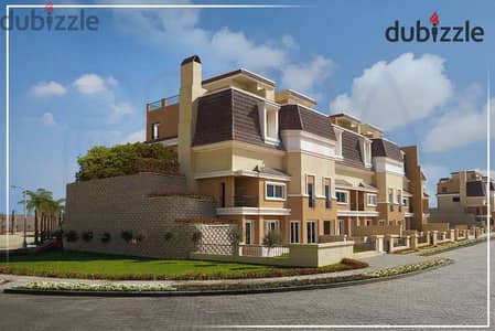 Direct villa on Suez Road in Sarai Compound + private garden