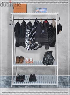 Clothes Rack With Hanging Stand