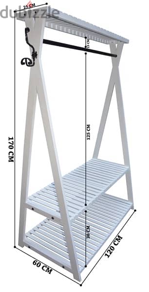 Clothes Rack With Hanging Stand 1