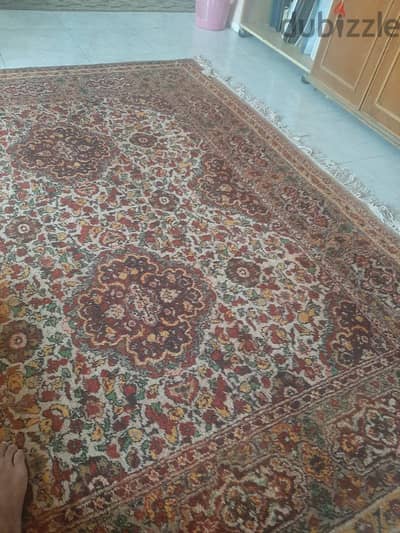 سجادة / سجاده صوف يدوي مقاس ٢×٣ Handmade carpet