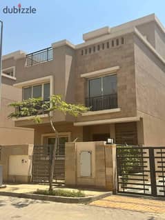 For sale the last townhouse corner view On landscape in Taj City in front of Kempinski