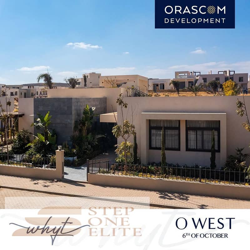 Apartment for sale in installments with immediate receipt in O West 6th October Compound by 9