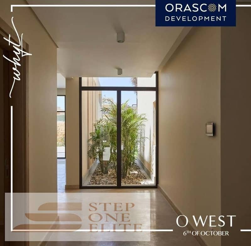 Apartment for sale in installments with immediate receipt in O West 6th October Compound by 10