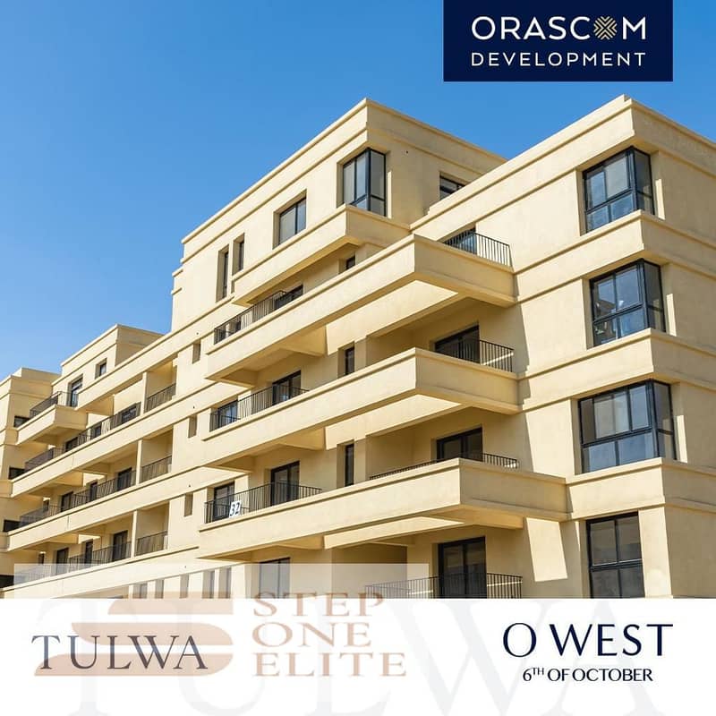 Apartment for sale in installments with immediate receipt in O West 6th October Compound by 12