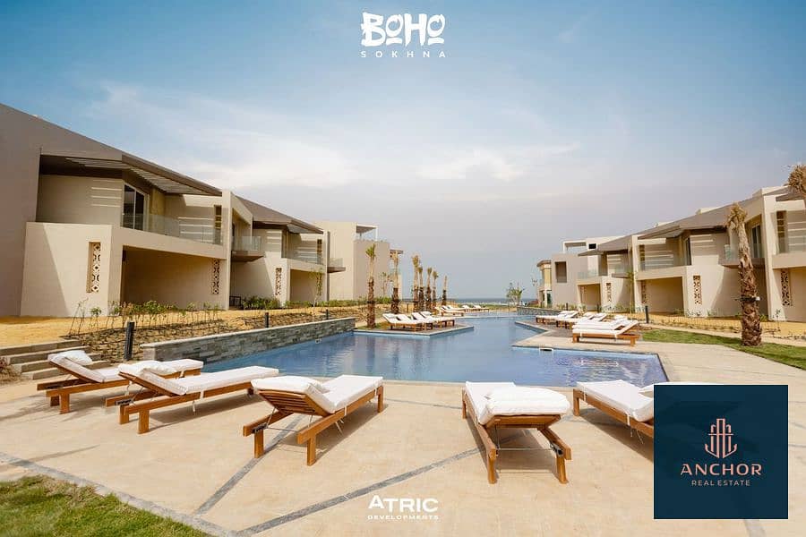 ادفع 15% فقط و امتلك شاليه كامل التشطيب في بوهو العين السخنة | Pay only 15% Down Payment and Own Fully Finished Chalet in Boho Ain Sokhna 17