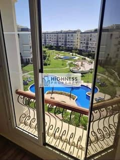 Apartment for sale, 196 sqm, at a special price, with a pool view, in The City of Odyssia Compound, in the heart of Mostakbal City, close to the Ring