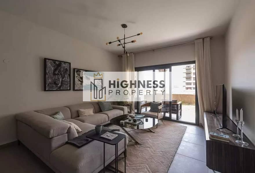 With the lowest down payment, an apartment for sale at a very special price, 160 m, immediate delivery, in 6th October, near Sheikh Zayed, sun capital 2