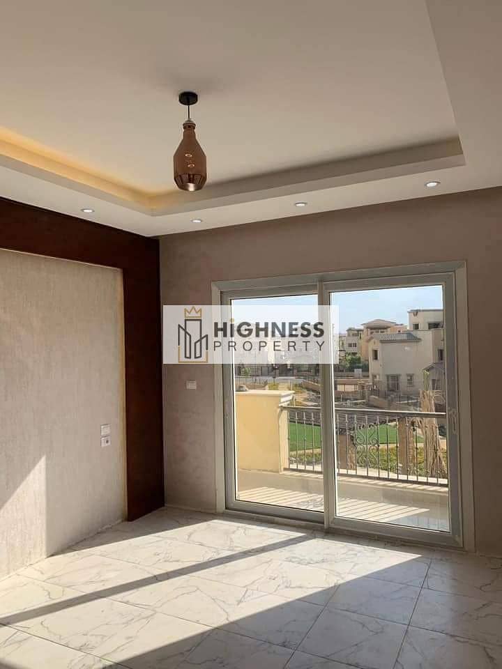 With the lowest down payment, an apartment for sale at a very special price, 160 m, immediate delivery, in 6th October, near Sheikh Zayed, sun capital 18