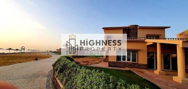 Chalet for sale, 140 sqm, immediate receipt, with view and at a very special price, fully finished, in La Vista Gardens in Ain Sokhna, and installment