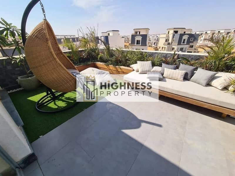 Apartment with garden for sale, 145 m, at a special price in Mountain View iCity October Compound, next to Mall of Egypt, with convenient installments 1