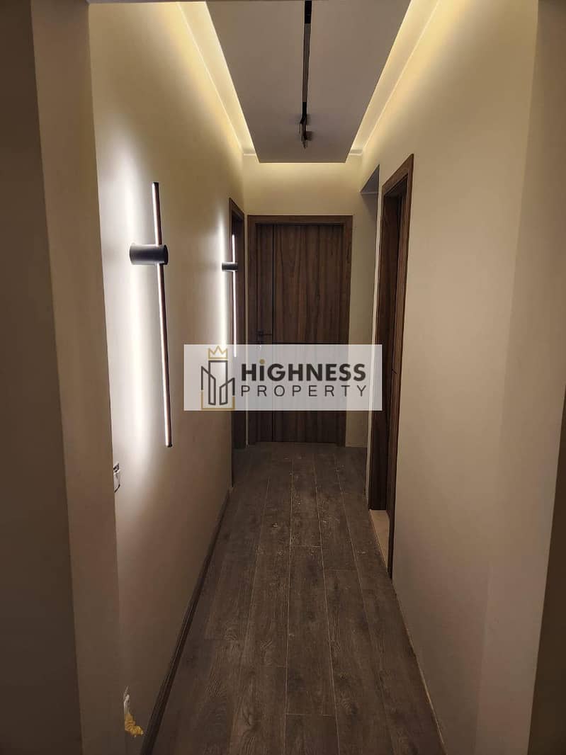 Apartment with garden for sale, 145 m, at a special price in Mountain View iCity October Compound, next to Mall of Egypt, with convenient installments 6