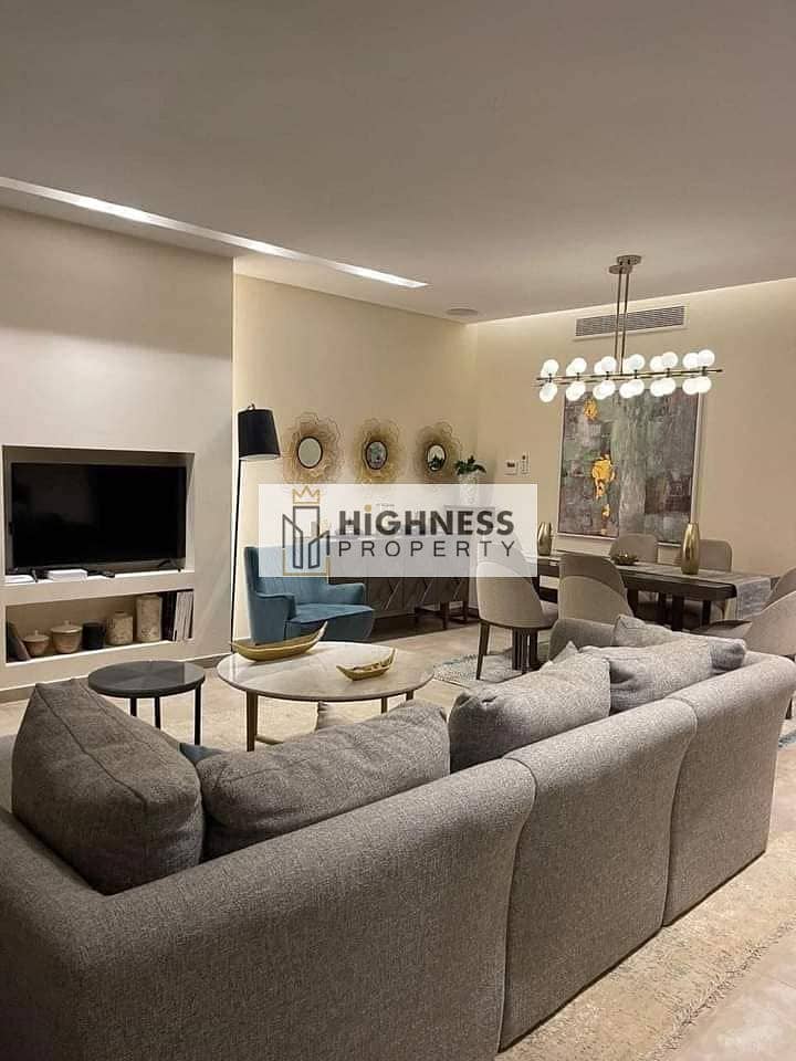 Apartment for sale, 157 meters, immediate receipt, in Old October, at a very special price, next to Sheikh Zayed, in Sun Capital, 6th of October 3