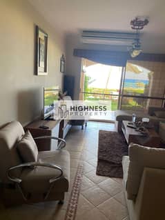 Chalet for sale directly on the sea, immediate receipt and fully finished, 150 m in Ain Sokhna, La Vista Gardens Compound, l