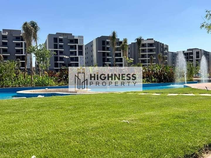 The last apartment for sale at the old price, area of ​​157m , Ready to move , at a special price, in Sun Capital, 6th of October City, Sheikhh Zayed 2