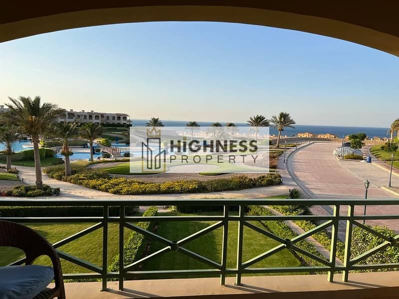 ground chalet for sale with best sea view 150 meter ready to move and fully finished at la vsita gardens ain sokhna 6