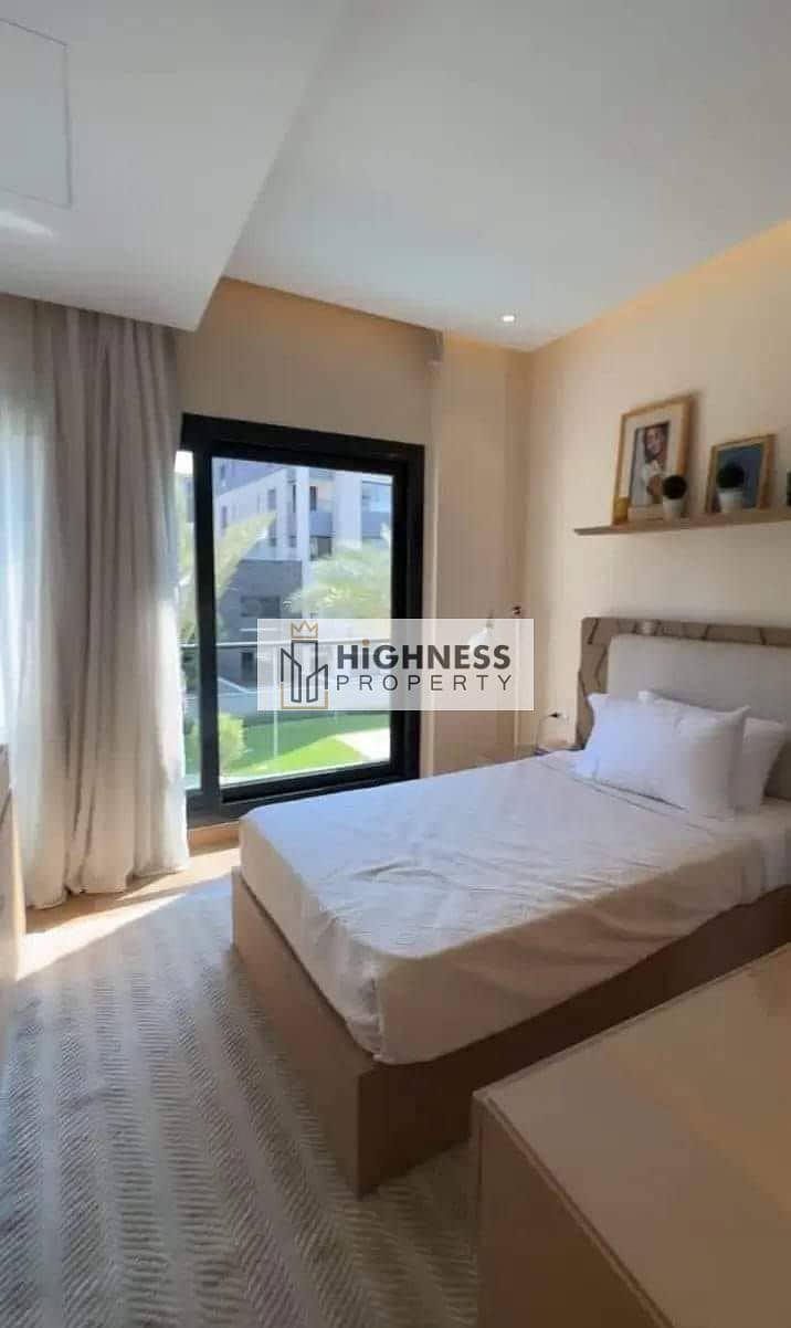 The last apartment for sale at the old price, area of ​​157m , Ready to move , at a special price, in Sun Capital, 6th of October City, Sheikhh Zayed 13