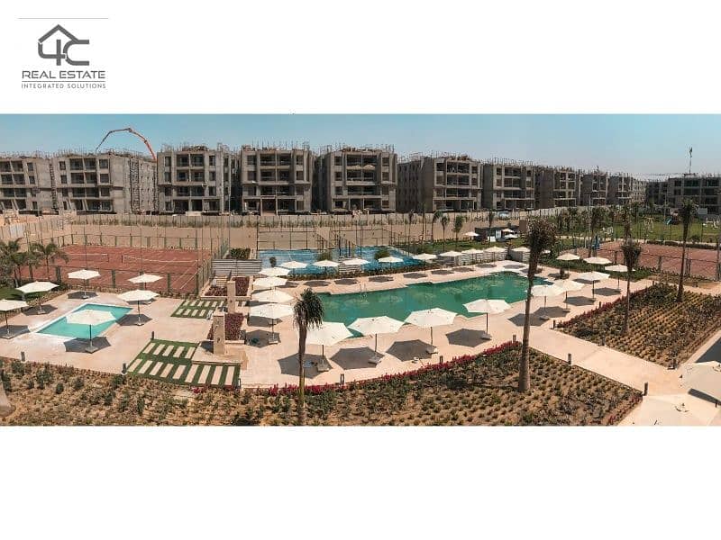 Penthouse View landscape for sale in Fifth Square - AlMarasem 9