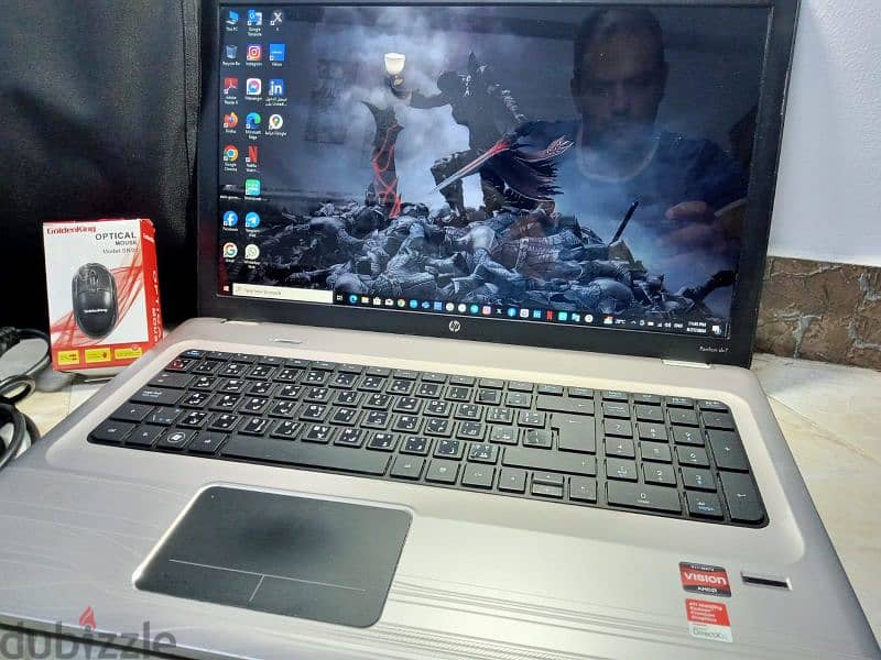 hp laptop ram 8 17 inch hard 500 بصمه 2