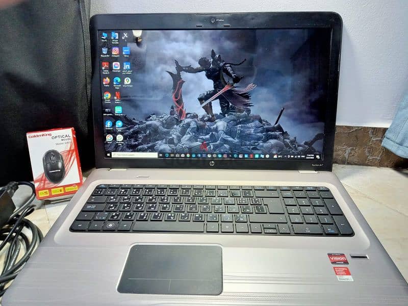 hp laptop ram 8 17 inch hard 500 بصمه 5