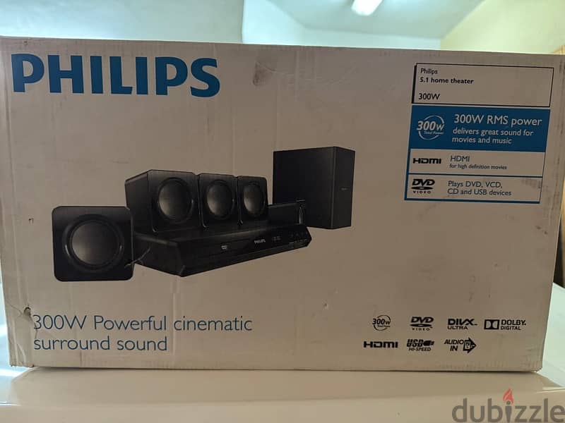 Philips Home Theater Sound System 5.1 1