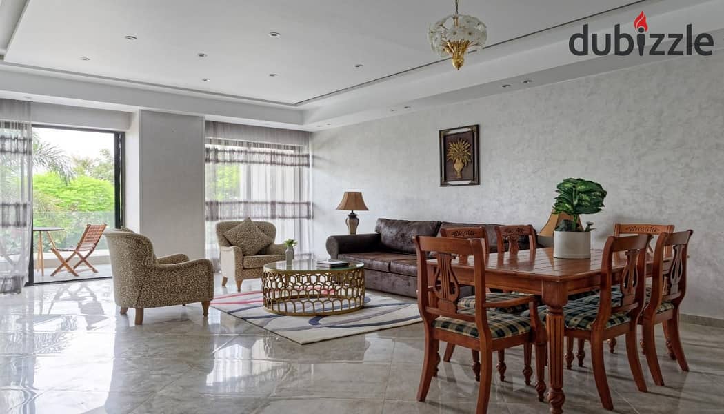 apartment fully furinshed prime location in lake view reasidance under market price 75,000 10