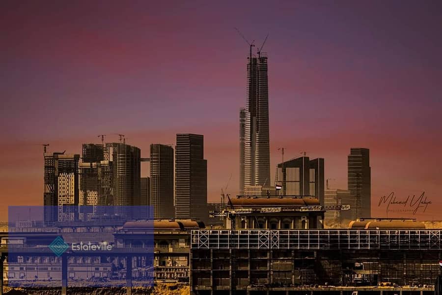 Your office in a first row skyscraper in front of the iconic tower and in the heart of the Green River in the first Twisted tower in Egypt and Africa 6