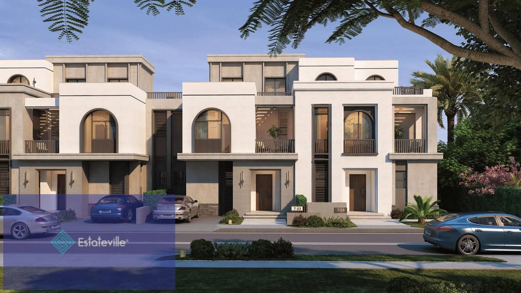 With a 5% down payment, a contract for a finished 3-bedroom apartment in New Cairo, in front of Zed East, in installments. 5