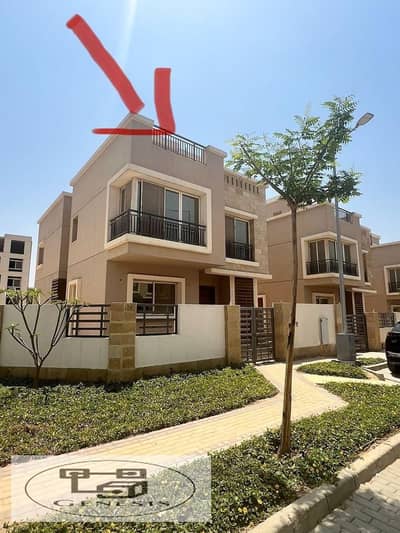 For quick sale, a 3-room villa for sale in Taj City, directly in front of the airport, in installments