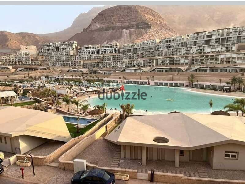 بفيو كامل عالبحر شاليه 110م للبيع في العين السخنه  Full sea view chalet 110m for sale in Ain Sokhna 7