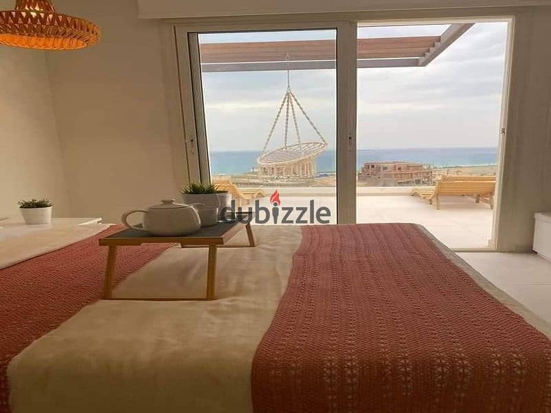 بفيو كامل عالبحر شاليه 110م للبيع في العين السخنه  Full sea view chalet 110m for sale in Ain Sokhna 12