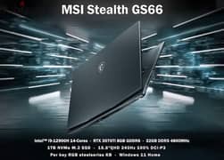 MSI stealth G66