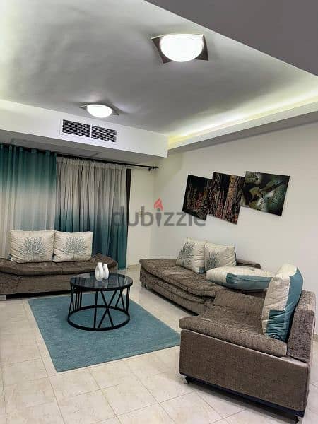 شقة للإيجار المفروش في الرحاب | A Fully-furnished apartment in Rehab 1