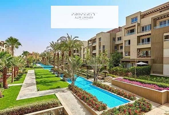 Premium Ground Apartment in Swanlake Residence New Cairo Fully Finished With Landscape View 1