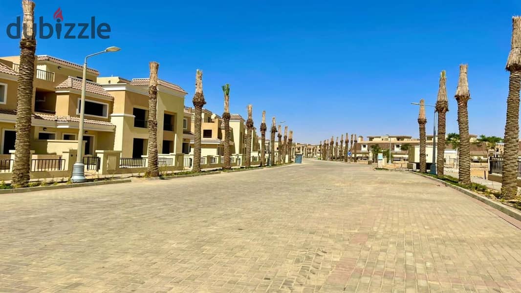 Ready to Move Svilla Garden corner For Sale at Sarai, New Cairo 7