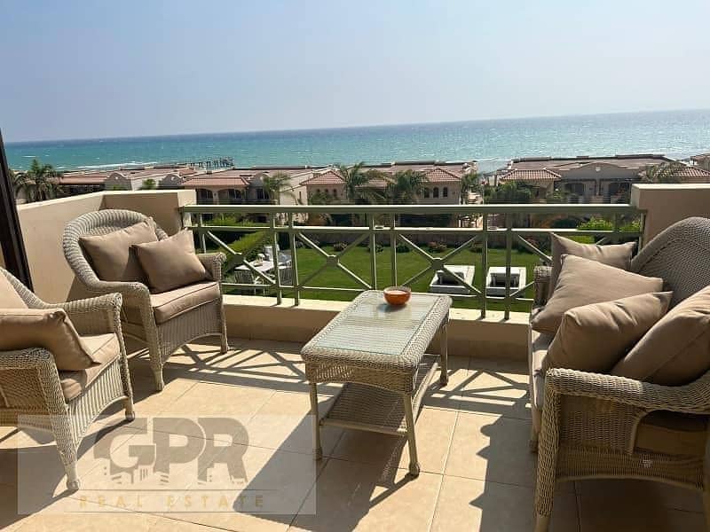 for sale 100% sea view twin chalet 3 Beds in telal sokhna near to porto / أكبر توين شاليه متشطب للبيع في تلال السخنة بسعر مميز أول سكن 11