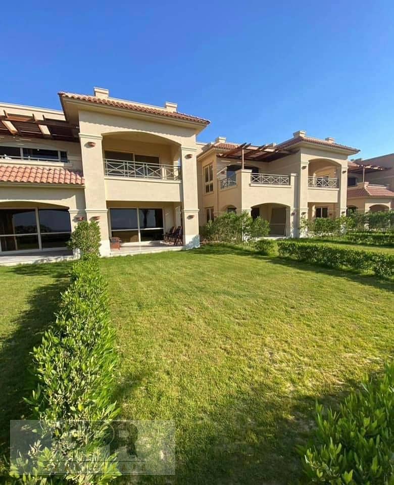 for sale 100% sea view twin chalet 3 Beds in telal sokhna near to porto / أكبر توين شاليه متشطب للبيع في تلال السخنة بسعر مميز أول سكن 12