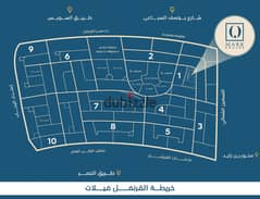 COMMERCIAL GROUND FOR SALE 304 SQ M EXCLUSIVE  QORONFL VILLAT NEW CAIRO 0