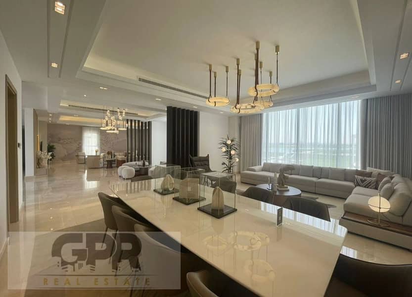 S Villa (4BR-212sqm)with crystal lagoon view in Sarai  MNHD  / اس فيلا+روف بحري بسعر اقل من السوق في سراي التجمع الخامس 7