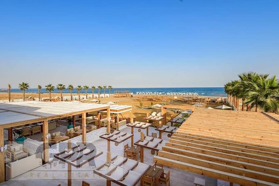 sea view&lagoon garden chalet in azha sahel / شاليه بالمطبخ والتكييفات +رؤية كاملة للبحر للبيع في ازها الساحل الشمالي 19