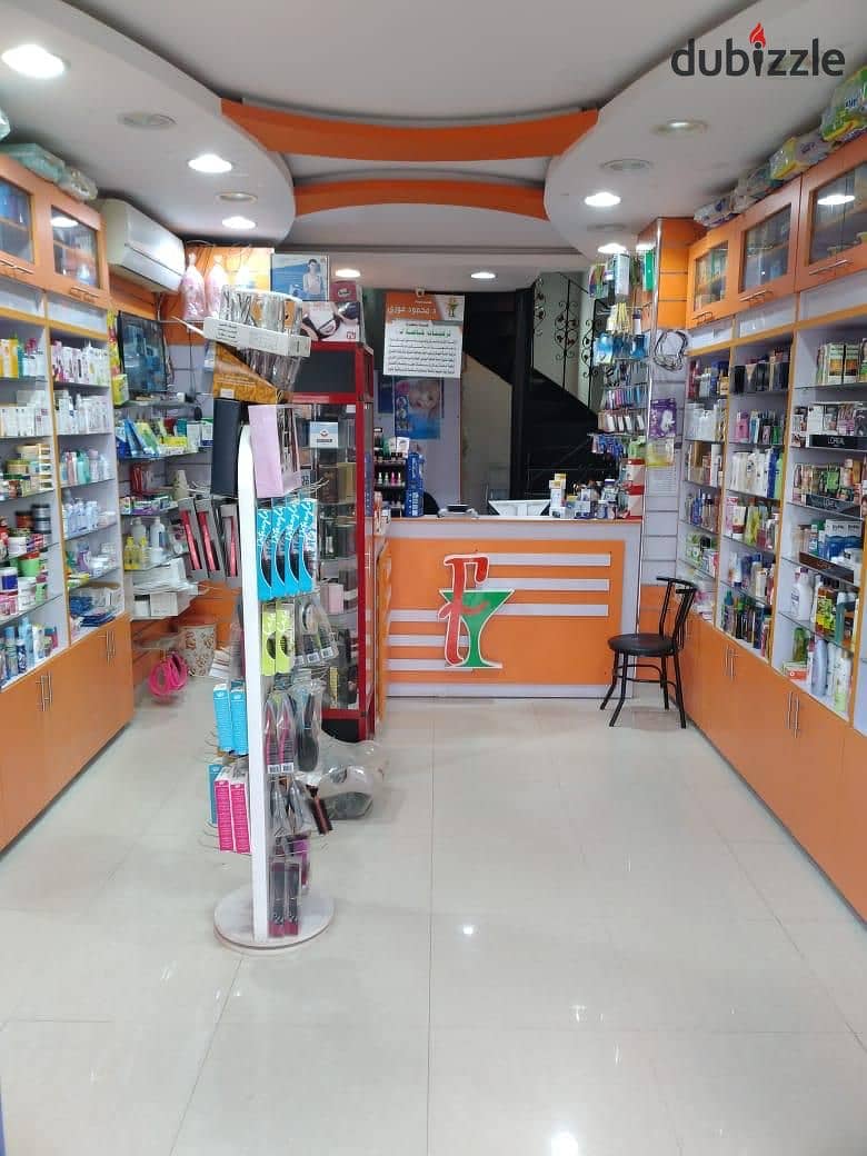 Pharmacy for sale, immediate receipt, fully equipped in Nasr City 0