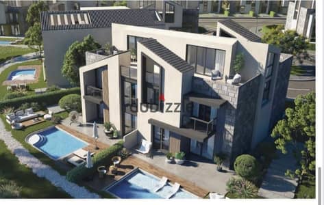 Townhouse for sale in Old Sheikh Zayed, next to the landscape wall, in installments over 8 years